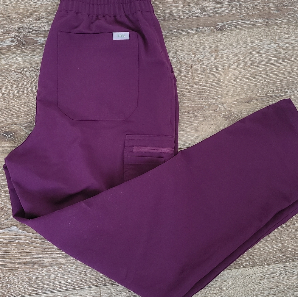 Figs Deep Purple Yola Pants